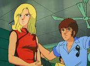 Beltorchika and Amuro (Mobile Suit Zeta Gundam)