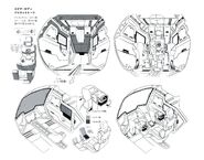 Rodi frame series cockpit (Top left: Pilot seat with extendable connector plug for Alaya-Vijnana System)