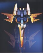 Delta Gundam CG - MA Front View