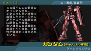 Casval's Gundam as featured in Mobile Suit Gundam Gihren’s Greed