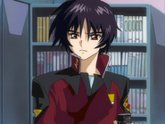 Shinn in a Red ZAFT Uniform