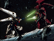 Pointing Beam Saber at Epyon