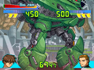 Winning pose in Gundam Battle Assault