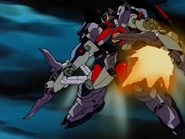 Firing Scissors Beam Cannon