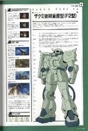 Data from Mobile Suit Complete Works 3 MS-06 Zaku Book