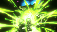 Firing Mega Particle Cannon (Mobile Suit Gundam Thunderbolt ONA)