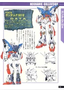 Linearts, specifications, and profile from Dengeki Data Collection No.8