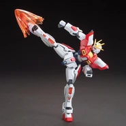 HGBF 1/144 Build Burning Gundam (With Kicking effect part)