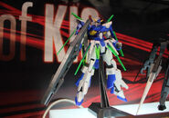 The HG 1/144 AGE-FX in the 2012 Tokyo Toy Show equipped with Stungle Rifle Bazooka Mode