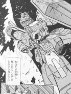 Blue Destiny Unit 2 as featured in Gihren's Greed Comic Anthology -Burning's Report - Ao no Zan Shiyou by Mizuho Takayama (Studio DNA)