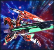 00 Gundam Seven Sword/G Inspection in Mobile Suit Gundam Extreme Vs. 2 OverBoost