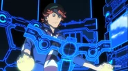 Playing Gunpla Battle