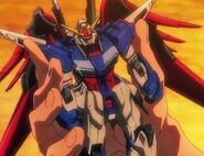 Destiny Gundam in Gundam Build Fighters Try