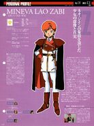 Mineva Lao Zabi (Gundam ZZ): character information (1) (Gundam Perfect File)