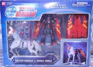 Fuunsaiki as part of MSiA / MIA "Master Gundam & Mobile Horse" double set (North American release; 2002): package front view.