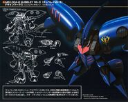 Concept designs (from 1/144 HGUC AMX-004-2 Qubeley Mk-II)