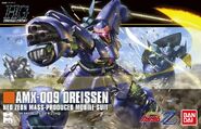 1/144 HGUC AMX-009 Dreissen (Gundam ZZ Ver.) model kit (2014): box art