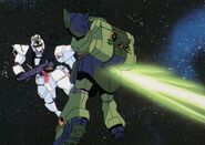 Grabbing Beam Machine Gun from Geara Doga