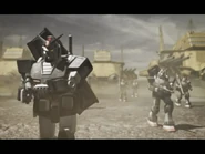 Rx-78-1-bigtray.jpg (40 KB) Prototype Gundams and Big Tray land battleships (background) in Gihren's Greed:The Manace of Axis V