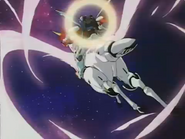 Fuunsaiki with energy wings as seen in the final episode.