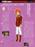 Mineva Lao Zabi (Z Gundam): character information (1) (from Gundam Perfect File)