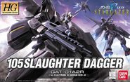 1/144 HG SEED "GAT-01A2R Slaughter Dagger" (2006): box art