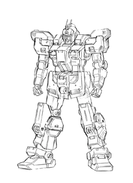 THUNDERBOLTFullArmorGundamHead