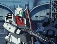 GM II armed with Harpoon Gun (from Gundam Unicorn OVA)