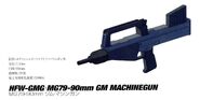 HFW-GMG・MG79-90mm Machine Gun Re-illustration by Shirayuki