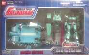 MSiA / MIA "RGM-89 Jegan & Base Jabber" (North American release; 2003): package front view.