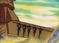 Ramba Ral's soldiers riding on the Cui