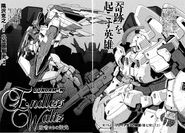 With the Tallgeese and Proto Zero (background) on the cover of Chapter 19.