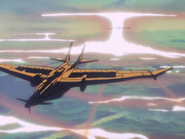The destruction of Jaburo in Mobile Suit Zeta Gundam.