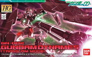 1/144 HG Gundam 00 GN-002 Gundam Dynames (Trans-Am Mode; 2009): box art