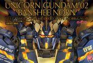 PG 1/60 RX-0(N) Unicorn Gundam 02 Banshee Norn (2015): box art