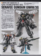 1/144 GN-008GNHW/3G Seravee Gundam GNHW/3G modeled by Roku based on HG00 1/144 GN-008 Seravee Gundam and HG00 1/144 GN-009 Seraphim Gundam (1)