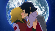 Athrun and Cagalli Kissing 01 (SEED HD Ep48)