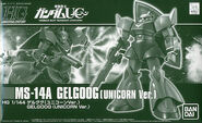 1/144 HGUC MS-14A Gelgoog (Unicorn Ver.) (P-Bandai exclusive; 2017): box art