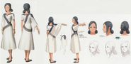 Character designs for Gundam Evolve