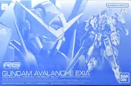 RG 1/144 GN-001/hs-A01D Gundam Avalanche Exia' (P-Bandai exclusive; 2025): box art