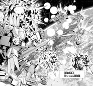 Three disguised Den'an Zon vs F90 V Type (F90FF, Vol 11, Epilogue)