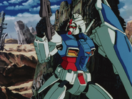 Armed with 90mm Machine Gun and Shield (0083 OVA)