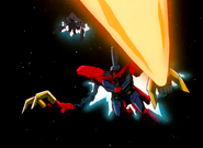 Gundam Virsago Chest Break Claw Beam Cannons Firing 01 (AWG-X Ep38)