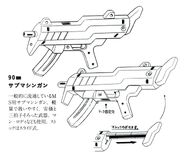 90mm Submachine Gun details