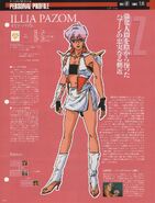 Illia Pazom: character profile (from Gundam Perfect File)