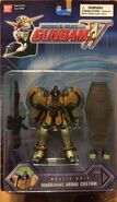 Mobile Suit in Action (MSiA / MIA) "WMS-03 Maguanac (Abdul Custom)" (North American release; 2001): package front view.