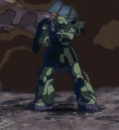 Zeon remnant's unit during the raid of Torrington Base