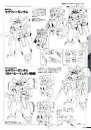 Linearts, specifications, and profile of Seravee Gundam GNHW/B (bottom)