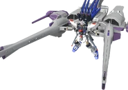 Docked with METEOR in Mobile Suit Gundam SEED Battle Destiny