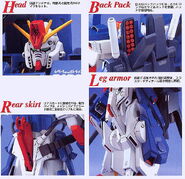 1/100 MG FA-010S Full Armor ZZ Gundam: features from side-box panel